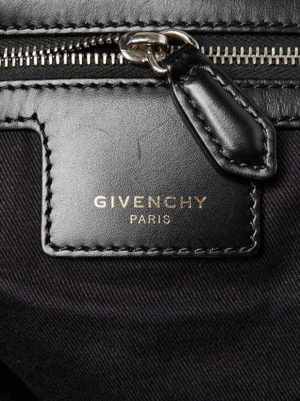 Givenchy Black Leather Drawstring Rider Backpack Bag - Picture 10 of 12